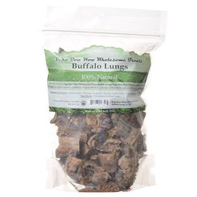 Papa Bow Wow Buffalo Lungs Dog Treats (9 lb (18 x 0.5 lb): 9 lb (18 x 0.5 lb) Papa Bow Wow Buffalo Lungs Dog Treats)