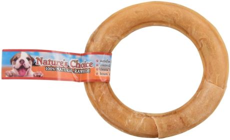 Loving Pets Natures Choice Pressed Rawhide Donut Large (4 count: 4 count Loving Pets Natures Choice Pressed Rawhide Donut Large)