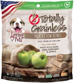 Loving Pets Totally Grainless Chicken and Apple Bones Small (120 oz (20 x 6 oz): 120 oz (20 x 6 oz) Loving Pets Totally Grainless Chicken and Apple Bones Small)