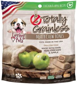 Loving Pets Totally Grainless Chicken and Apple Bones Large (36 oz (6 x 6 oz): 36 oz (6 x 6 oz) Loving Pets Totally Grainless Chicken and Apple Bones Large)