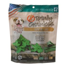 Loving Pets Totally Grainless Dental Care Chews Fresh Breath Mint Medium (72 oz (12 x 6 oz): 72 oz (12 x 6 oz) Loving Pets Totally Grainless Dental Care Chews Fresh Breath Mint Medium)