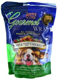 Loving Pets Gourmet Wraps Apple and Chicken (48 oz (8 x 6 oz): 48 oz (8 x 6 oz) Loving Pets Gourmet Wraps Apple and Chicken)