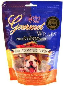 Loving Pets Gourmet Wraps Sweet Potato and Chicken (64 oz (8 x 8 oz): 64 oz (8 x 8 oz) Loving Pets Gourmet Wraps Sweet Potato and Chicken)