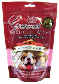 Loving Pets Gourmet Biscuit Wraps with Sweet Potato Biscuit (96 oz (12 x 8 oz): 96 oz (12 x 8 oz) Loving Pets Gourmet Biscuit Wraps with Sweet Potato Biscuit)