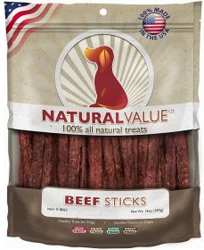 Loving Pets Natural Value Beef Stick Recipe (42 oz (3 x 14 oz): 42 oz (3 x 14 oz) Loving Pets Natural Value Beef Stick Recipe)