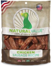 Loving Pets Natural Value Chicken Sausages (39 oz (3 x 13 oz): 39 oz (3 x 13 oz) Loving Pets Natural Value Chicken Sausages)