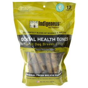 Indigenous Dental Health Bones Fresh Breath Formula (39 count (3 x 13 ct): 39 count (3 x 13 ct) Indigenous Dental Health Bones Fresh Breath Formula)