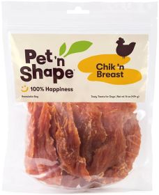 Pet n Shape Chik n Breast Natural Chicken Dog Treats (64 oz (4 x 16 oz): 64 oz (4 x 16 oz) Pet n Shape Chik n Breast Natural Chicken Dog Treats)