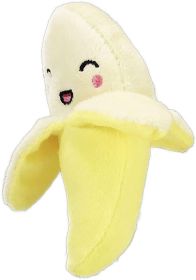 Petsport Tiny Tots Foodies Banana Plush Dog Toy (3 count: 3 count Petsport Tiny Tots Foodies Banana Plush Dog Toy)