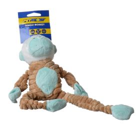 Petsport Jungle Monkey Dog Toy (3 count: 3 count Petsport Jungle Monkey Dog Toy)