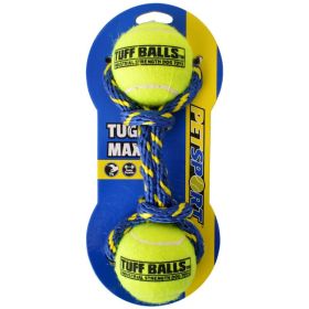 Petsport Tug Max Tuff Balls Dog Toy (12 count: 12 count Petsport Tug Max Tuff Balls Dog Toy)