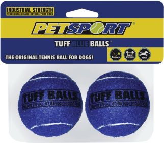 Petsport Tuff Blue Balls Industrial Strength Dog Toy (18 count (9 x 2 ct): 18 count (9 x 2 ct) Petsport Tuff Blue Balls Industrial Strength Dog Toy)