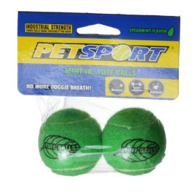 Petsport Mint Jr Tuff Balls Dog Toy (12 count (6 x 2 ct): 12 count (6 x 2 ct) Petsport Mint Jr Tuff Balls Dog Toy)