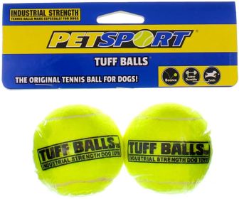 Petsport Tuff Ball Dog Toy Original (36 count (18 x 2 ct): 36 count (18 x 2 ct) Petsport Tuff Ball Dog Toy Original)