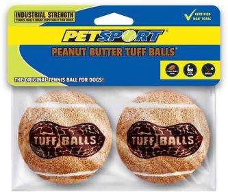 Petsport Tuff Peanut Butter Balls (12 count (6 x 2 ct): 12 count (6 x 2 ct) Petsport Tuff Peanut Butter Balls)