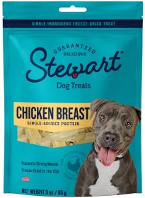 Stewart Freeze Dried Chicken Breast Treat (9 oz (3 x 3 oz): 9 oz (3 x 3 oz) Stewart Freeze Dried Chicken Breast Treat)