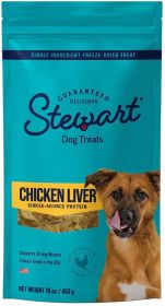 Stewart Chicken Liver Freeze Dried Dog Training Treats (32 oz (2 x 16 oz): 32 oz (2 x 16 oz) Stewart Chicken Liver Freeze Dried Dog Training Treats)