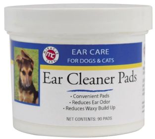 Miracle Care Ear Cleaner Pads for Dogs and Cats (540 count (6 x 90 ct): 540 count (6 x 90 ct) Miracle Care Ear Cleaner Pads for Dogs and Cats)