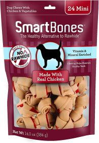 SmartBones Rawhide Free Chicken Bones Mini (72 count (3 x 24 ct): 72 count (3 x 24 ct) SmartBones Rawhide Free Chicken Bones Mini)