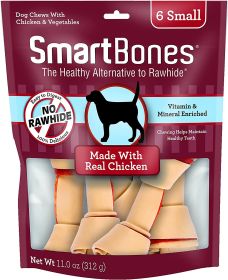 SmartBones Rawhide Free Chicken Bones Small (18 count (3 x 6 ct): 18 count (3 x 6 ct) SmartBones Rawhide Free Chicken Bones Small)