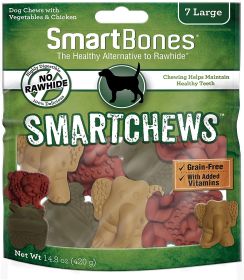 SmartBones Smart Chews Large Dog Treats (size: 28 count (4 x 7 ct))