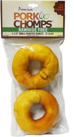 Pork Chomps Roasted Donuts 3" Dog Treat (6 count (3 x 2 ct): 6 count (3 x 2 ct) Pork Chomps Roasted Donuts 3" Dog Treat)