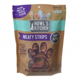 Howls Kitchen Meaty Strips Bacon and Cheese (120 oz (20 x 6 oz): 120 oz (20 x 6 oz) Howls Kitchen Meaty Strips Bacon and Cheese)