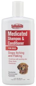 Sulfodene Medicated Shampoo and Conditioner For Dogs (36 oz (3 x 12 oz): 36 oz (3 x 12 oz) Sulfodene Medicated Shampoo and Conditioner For Dogs)