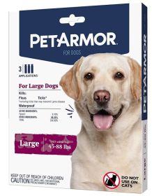 PetArmor Flea and Tick Treatment for Large Dogs (45-88 Pounds) (9 count (3 x 3 ct): 9 count (3 x 3 ct) PetArmor Flea and Tick Treatment for Large Dogs (45-88 Pounds))