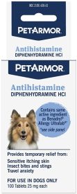 PetArmor Antihistamine Medication for Allergies for Dogs (500 count (5 x 100 ct): 500 count (5 x 100 ct) PetArmor Antihistamine Medication for Allergies for Dogs)