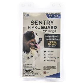 Sentry FiproGuard Flea and Tick Control for X-Large Dogs (9 count (3 x 3 ct): 9 count (3 x 3 ct) Sentry FiproGuard Flea and Tick Control for X-Large Dogs)