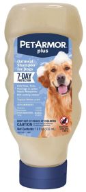 PetArmor Plus Oatmeal Shampoo for Dogs 7-Day Protection (54 oz (3 x 18 oz): 54 oz (3 x 18 oz) PetArmor Plus Oatmeal Shampoo for Dogs 7-Day Protection)