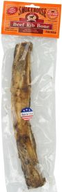 Smokehouse Beef Rib Bone Natural 12" Long Dog Treat (10 count (10 x 1 ct): 10 count (10 x 1 ct) Smokehouse Beef Rib Bone Natural 12" Long Dog Treat)