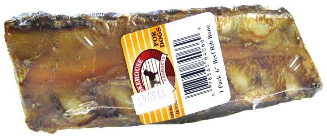 Smokehouse Rib Bone Small Natural Dog Chew Treat (8 count: 8 count Smokehouse Rib Bone Small Natural Dog Chew Treat)