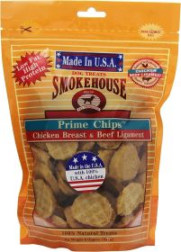 Smokehouse Prime Chips Chicken and Beef (48 oz (6 x 8 oz): 48 oz (6 x 8 oz) Smokehouse Prime Chips Chicken and Beef)