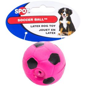 Spot Soccer Ball Latex Dog Toy (3 count: 3 count Spot Soccer Ball Latex Dog Toy)