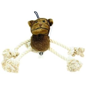 Spot Mop Pets Monkey Dog Toy (3 count: 3 count Spot Mop Pets Monkey Dog Toy)