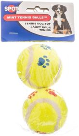 Spot Mint Flavored Tennis Ball Dog Toys (16 count (8 x 2 ct): 16 count (8 x 2 ct) Spot Mint Flavored Tennis Ball Dog Toys)