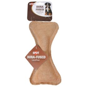 Spot Dura Fused Leather Bone Dog Toy (3 count: 3 count Spot Dura Fused Leather Bone Dog Toy)