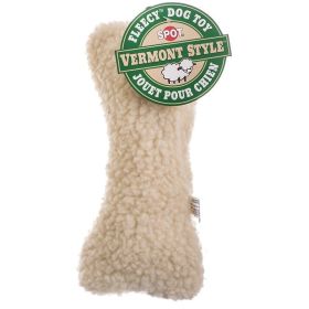 Spot Vermont Style Fleecy Dog Toy Bone (9"L - 3 count: 9"L - 3 count Spot Vermont Style Fleecy Dog Toy Bone)