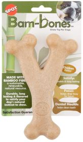 Spot Bambone Wish Bone Chicken Dog Treat Large (1 count: 1 count Spot Bambone Wish Bone Chicken Dog Treat Large)