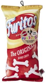 Spot Fun Food Furitos Chips Plush Dog Toy (5 count: 5 count Spot Fun Food Furitos Chips Plush Dog Toy)