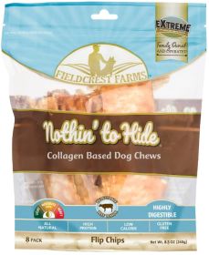 Fieldcrest Farms Nothin to Hide Beef Flip Chips Dog Chews (48 count (6 x 8 ct): 48 count (6 x 8 ct) Fieldcrest Farms Nothin to Hide Beef Flip Chips Dog Chews)