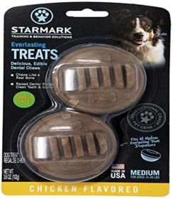 Starmark Everlasting Chicken Flavor Treats Medium (4 count: 4 count Starmark Everlasting Chicken Flavor Treats Medium)