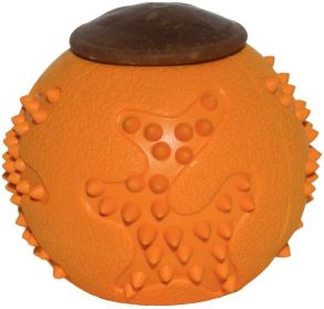 Starmark RubberTuff Treat Ball Medium (3 count: 3 count Starmark RubberTuff Treat Ball Medium)