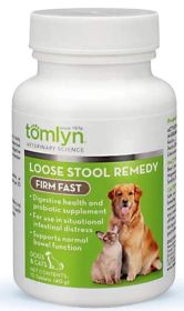 Tomlyn Firm Fast Loose Stool Remedy Supplement Tablet for Dogs and Cats (30 count (3 x 10 ct): 30 count (3 x 10 ct) Tomlyn Firm Fast Loose Stool Remedy Supplement Tablet for Dogs and Cats)