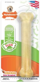 Nylabone Flexi Chew Bone Chicken Flavor Giant (3 count: 3 count Nylabone Flexi Chew Bone Chicken Flavor Giant)