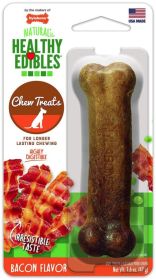 Nylabone Healthy Edibles Chews Bacon Regular (12 count (12 x 1 ct): 12 count (12 x 1 ct) Nylabone Healthy Edibles Chews Bacon Regular)