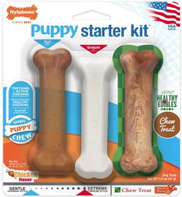 Nylabone Puppy Chew Starter Kit (15 count (5 x 3 ct): 15 count (5 x 3 ct) Nylabone Puppy Chew Starter Kit)