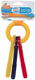 Nylabone Puppy Chew Teething Keys Toy (Small - 5 count: Small - 5 count Nylabone Puppy Chew Teething Keys Toy)